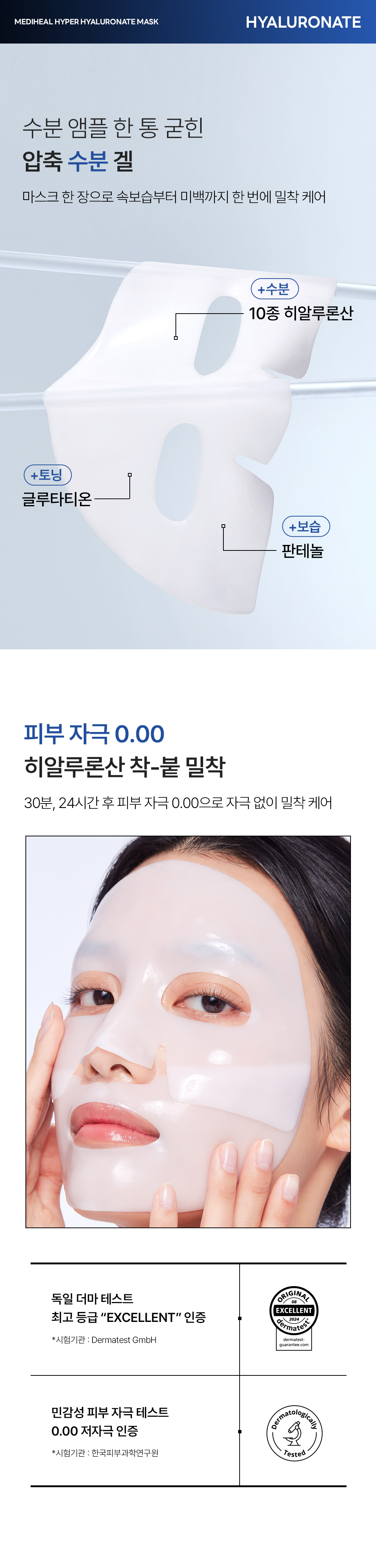 메디힐 하이퍼 겔마스크 히알루론산 13
